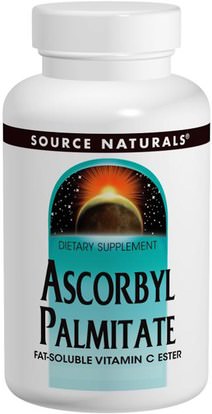 Source Naturals, Ascorbyl Palmitate, 4 oz (113.4 g) Powder ,الفيتامينات، فيتامين ج، فيتامين ج أسكوربيل بالميتات (ج استر)