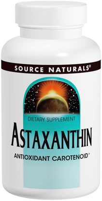 Source Naturals, Astaxanthin, 2 mg, 30 Softgels ,المكملات الغذائية، مضادات الأكسدة، أستازانتين