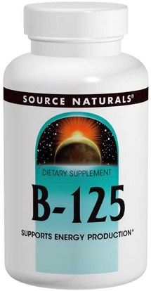 Source Naturals, B-125, 125 mg, 90 Tablets ,الفيتامينات، فيتامين ب المعقدة 100