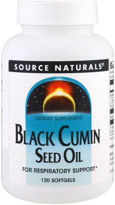 Source Naturals, Black Cumin Seed Oil, 120 Softgels ,الصحة، الالتهاب