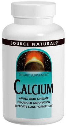 Source Naturals, Calcium, 250 Tablets ,المكملات الغذائية، المعادن، خلات الكالسيوم