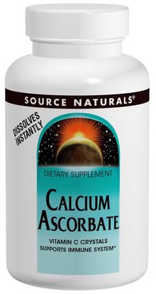 Source Naturals, Calcium Ascorbate, 8 oz (226.8 g) ,الفيتامينات، فيتامين ج، المعادن