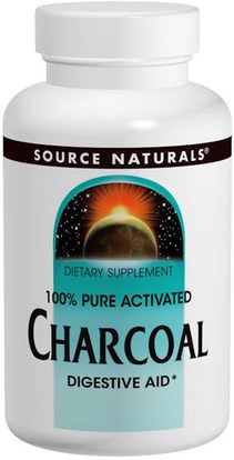 Source Naturals, Charcoal, 260 mg, 200 Capsules ,المكملات الغذائية، المعادن، الفحم المنشط