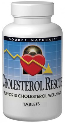 Source Naturals, Cholesterol Rescue, 60 Tablets ,والصحة، ودعم الكولسترول، والكوليسترول