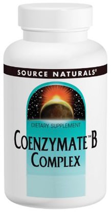 Source Naturals, Coenzymate B Complex, Orange Flavored Sublingual, 60 Tablets ,والمكملات الغذائية، والفيتامينات سونزيمات ب، مجمع فيتامين ب