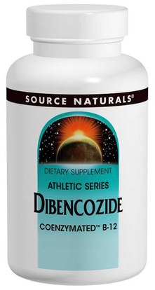 Source Naturals, Dibencozide Coenzymated B-12, 60 Tablets ,والمكملات، والفيتامينات بفيتامينات سوينزيمات، وفيتامين ب، وفيتامين ب 12، وفيتامين ب 12 - ديبنكوزيد