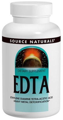 Source Naturals, EDTA, Heavy Metal Detoxification, 240 Capsules ,المكملات الغذائية، الأحماض الأمينية، إدتا