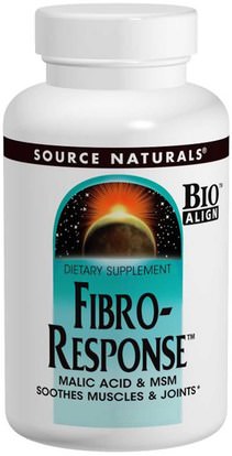 Source Naturals, Fibro-Response, 180 Tablets ,المكملات الغذائية، المعادن، المغنيسيوم مالات، الصحة، فبروميالغيا