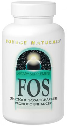 Source Naturals, FOS Powder, 7.05 oz (200 g) ,المكملات الغذائية، البروبيوتيك