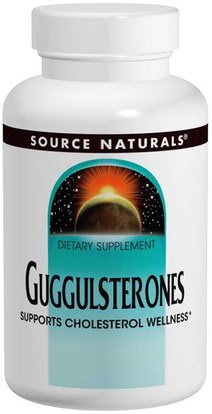Source Naturals, Guggulsterones, 37.5 mg, 120 Tablets ,الأعشاب، غوغول (كوميفورا موكول)، الانفلونزا الباردة والفيروسية، منتجات صيغة العافية