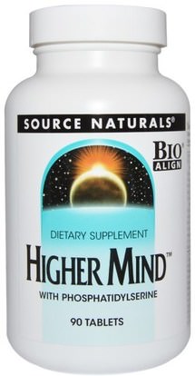 Source Naturals, Higher Mind, 90 Tablets ,الفيتامينات، الفيتامينات، الصحة، المزاج