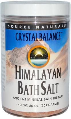 Source Naturals, Himalayan Bath Salt, 25 oz (709 g) ,حمام، الجمال، أملاح الاستحمام
