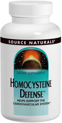 Source Naturals, Homocysteine Defense, 120 Tablets ,المكملات الغذائية، تمغ (البيتين اللامائية)