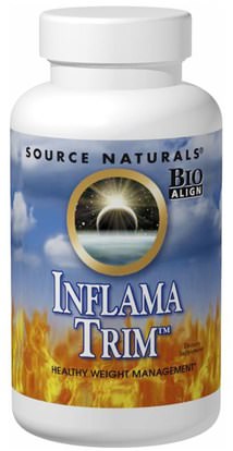 Source Naturals, Inflama-Trim, Healthy Weight Management, 120 Tablets ,والصحة، والنظام الغذائي