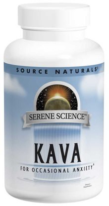 Source Naturals, Kava, 500 mg, 30 Tablets ,الأعشاب، الكافا الكافا