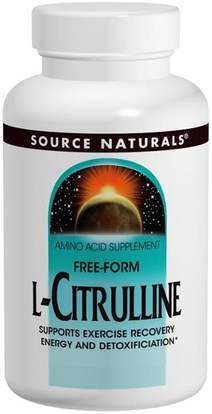 Source Naturals, L-Citrulline, Free-Form, 120 Tablets ,المكملات الغذائية، والأحماض الأمينية، ل سيترولين