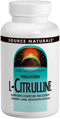 Source Naturals, L-Citrulline, Free-Form Powder, 3.53 oz (100 g) ,المكملات الغذائية، والأحماض الأمينية، ل سيترولين