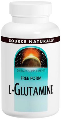 Source Naturals, L-Glutamine, 500 mg, 100 Capsules ,المكملات الغذائية، الأحماض الأمينية، ل الجلوتامين