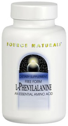 Source Naturals, L-Phenylalanine, 500 mg, 100 Tablets ,المكملات الغذائية، والأحماض الأمينية، ل فينيلالانين