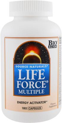 Source Naturals, Life Force Multiple, 180 Capsules ,الفيتامينات، المكملات الغذائية، المعادن