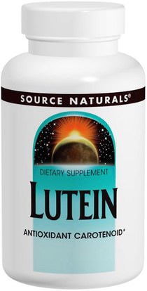 Source Naturals, Lutein, 6 mg, 90 Capsules ,المكملات الغذائية، مضادات الأكسدة، اللوتين