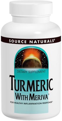 Source Naturals, Meriva Turmeric Complex, 500 mg, 30 Capsules ,المكملات الغذائية، مضادات الأكسدة، الكركمين، الكركم