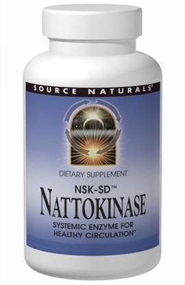 Source Naturals, Nattokinase NSK-SD, 36 mg, 90 Softgels ,المكملات الغذائية، ناتوكيناس