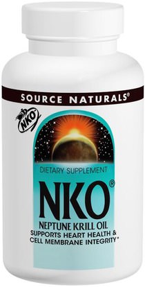 Source Naturals, NKO (Neptune Krill Oil), 500 mg, 120 Softgels ,المكملات الغذائية، إيفا أوميجا 3 6 9 (إيبا دا)، زيت الكريل، زيت الكريل نبتون، الصحة، ما قبل الحيض