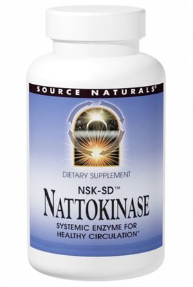 Source Naturals, NSK-SD, Nattokinase, 100 mg, 30 Capsules ,المكملات الغذائية، ناتوكيناس