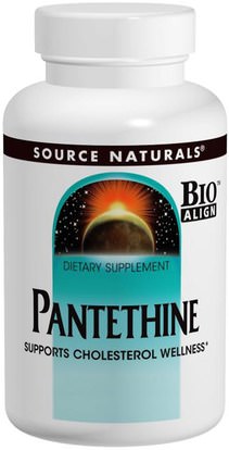Source Naturals, Pantethine, 300 mg, 30 Tablets ,الصحة، دعم الكوليسترول، بانتيثين، الفيتامينات