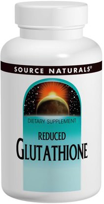 Source Naturals, Reduced Glutathione, 250 mg, 60 Tablets ,المكملات الغذائية، ل غلوتاثيون، الأحماض الأمينية