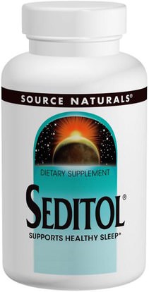 Source Naturals, Seditol, 365 mg, 60 Capsules ,والمكملات الغذائية، والنوم