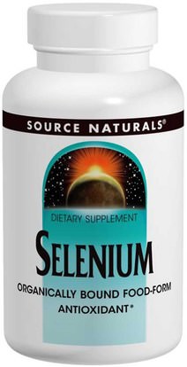 Source Naturals, Selenium, 200 mcg, 120 Tablets ,والملاحق، والمعادن