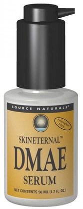 Source Naturals, Skin Eternal DMAE Serum, 1.7 fl oz (50 ml) ,والمكملات، والسوائل دماي وعلامات التبويب