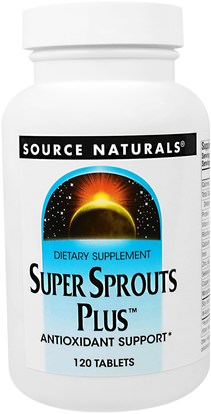 Source Naturals, Super Sprouts Plus, 120 Tablets ,والمكملات الغذائية، ومضادات الأكسدة