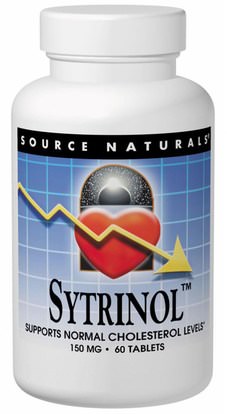 Source Naturals, Sytrinol, 60 Tablets ,الصحة، دعم الكوليسترول، سيترينول