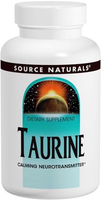 Source Naturals, Taurine 1000, 1,000 mg, 120 Capsules ,المكملات الغذائية، والأحماض الأمينية، التورين