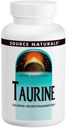 Source Naturals, Taurine 1000, 1,000 mg, 240 Capsules ,المكملات الغذائية، والأحماض الأمينية، التورين