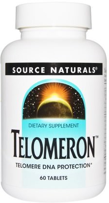 Source Naturals, Telomeron, 60 Tablets ,والمكملات الغذائية، ومضادات الأكسدة