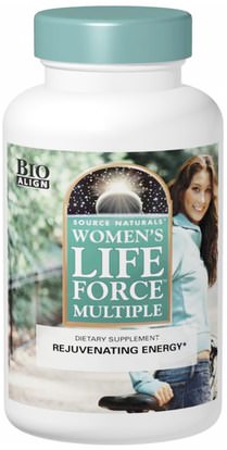 Source Naturals, Womens Life Force Multiple, 180 Tablets ,الفيتامينات، النساء الفيتامينات المتعددة، قوة الحياة