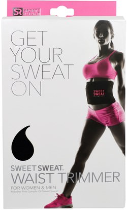 الرياضة، المنزل، تجريب / اللياقة البدنية والعتاد Sports Research, Sweet Sweat Waist Trimmer, Pink