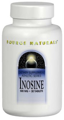 الرياضة، إينوزين Source Naturals, Inosine, 500 mg, 60 Tablets