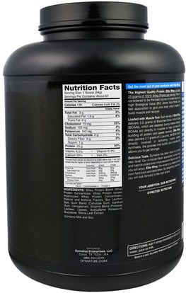 والرياضة، والعضلات Dymatize Nutrition, Elite, 100% Whey Protein Powder, Vanilla Cupcake, 5 lbs (2.27 kg)