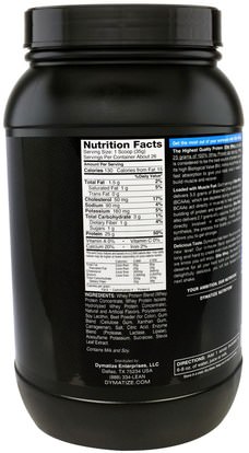 والرياضة، والعضلات Dymatize Nutrition, Elite 100% Whey Protein, Strawberry Blast, 32 oz (907 g)