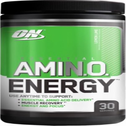 رياضات Optimum Nutrition, Essential Amino Energy, Lemon Lime, 9.5 oz (270 g)