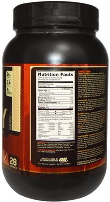 رياضات Optimum Nutrition, Gold Standard, 100% Whey, Cake Donut, 2 lb (907 g)