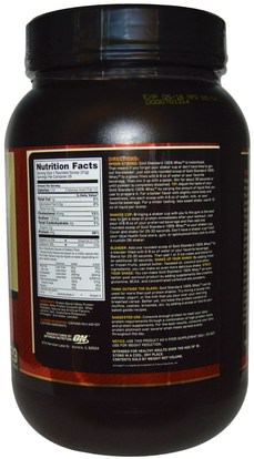 رياضات Optimum Nutrition, Gold Standard, 100% Whey, French Vanilla Crme, 2 lbs (909 g)