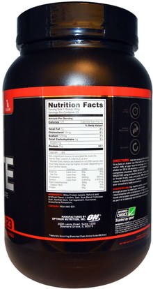 رياضات Optimum Nutrition, Isolate, Vanilla Softserve, 1.62 lb (736 g)