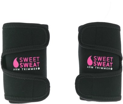 Sports Research, Sweet Sweat Arm Trimmers, Unisex-Regular, Pink, 1 Pair ,الرياضة، المنزل، تجريب / اللياقة البدنية والعتاد