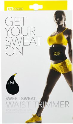 Sports Research, Sweet Sweat Waist Trimmer Belt, One Size fits Most, 1 Belt ,والرياضة، والعرق الحلو